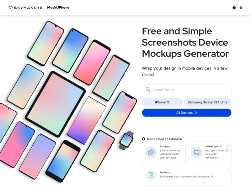 MockUPhone