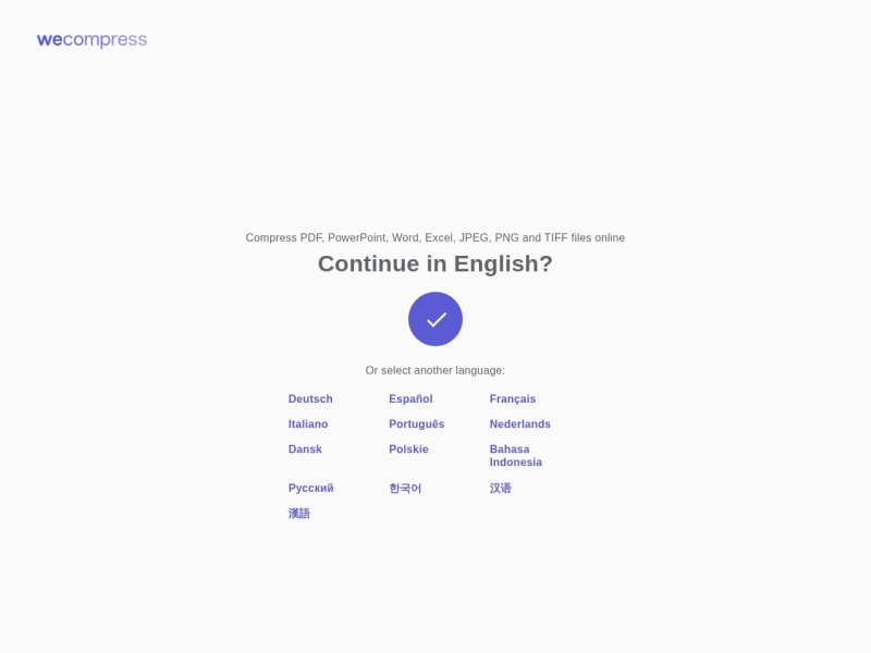 WeCompress
