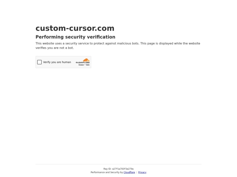 Custom Cursor