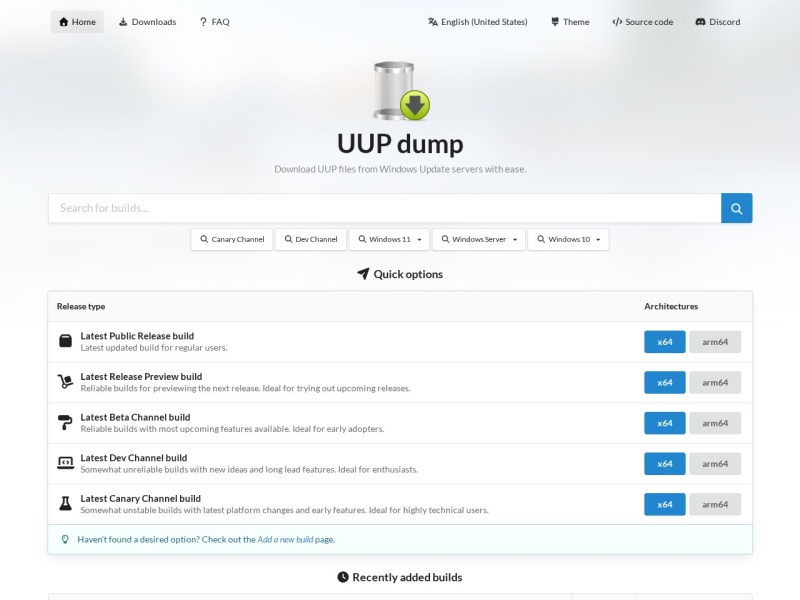 UUP Dump