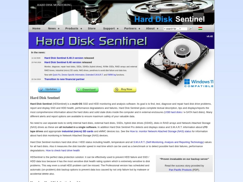 Hard Disk Sentinel Pro