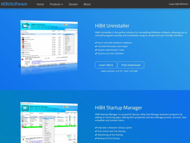 HiBit Startup Manager